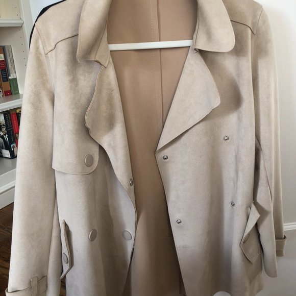 Zara Tan Suede Jacket - Picture 5 of 5